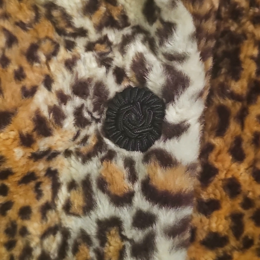 Brown Leopard Print Jacket - image 3